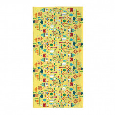 Prosop de plaja Happy Summer All, Oyo Concept, 70x140 cm, policoton, multicolor
