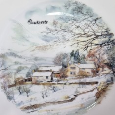 Farfurie decorativa portelan frantuzesc Limoges vintage