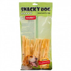 Recompensa pentru caini Snacky Dog Piele de Iepure Bogata in Proteine ? 100 g foto