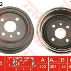 Tambur frana OPEL ASTRA F Hatchback (53, 54, 58, 59) (1991 - 1998) TRW DB4002