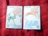 Serie Andora Spaniola 1986 - Europa CEPT , 2 valori, Nestampilat