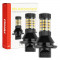 Set 2 becuri auto semnalizare LED, cu lumini de zi 2in1, AMIO, 12V, culoare alb-orange, BAU15s, Canbus