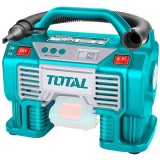 Total TACLI2002 - Compresor aer fara acumulatori si incarcator Li-Ion 20 V - Ah 11 bar