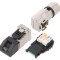 Conector RJ45 ecranat aurit, 8P8C