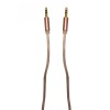 Cablu Audio Auxiliar Jack-Jack 3.5 mm , High Quality , Conectori Auriti , Roz