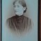 Fotografie tip CDV, femeie, inceput de secol XX