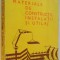 MATERIALE DE CONSTRUCTII , INSTALATII SI UTILAJ de IGOR IVANOV , 1975