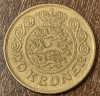 C50 - Moneda foarte veche - Danemarca - 20 coroane / kroner - 1991, Europa