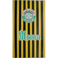Meniu Carul cu bere 12 iulie 1978