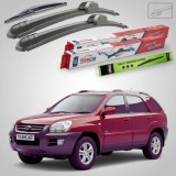 Cumpara ieftin Ștergătoare Kia Sportage II JE SUV 2004-2010 | Set Față și Spate Flat &ndash; TeamCar&reg;