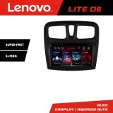 Navigatie Dacia Sandero 2012-2020 var B Android radio gps internet quad core 8 core 6+128 Lenovo CarStore Technology