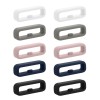 Set 10 Bucle suport pentru curea de 20 mm, Multicolor, Silicon, KWM000024YI001C, Kwmobile