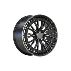 Set jante aliaj PDW 19" 5x112 pentru Mercedes, Black Polish, fata 8J ET45 spate 9J ET60