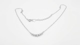 Cumpara ieftin Colier din Argint 925 Choker cu Cristale Zirconiu in Rama Bezel
