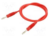 Cablu de măsurare Hirschmann T&amp;M 60VDC 30VAC 16A 1m roșu