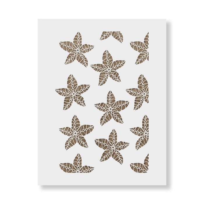 Sablon Perete vopsire, tencuiala 900x600x0.7mm Starfish Refolosibil, model MXSP7125