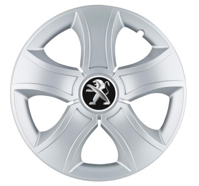 Set 4 Capace Roti Bis Gri R15, pentru Peugeot foto