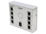 Switch Ethernet cu 8 porturi pentru şină DIN RJ45 IP20 24VDC