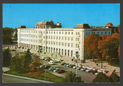 CPIB 23630 CARTE POSTALA - SIBIU. HOTEL &amp;quot;BULEVARD&amp;quot;, AUTOTURISM, CIRCULATA, 1981, STAMPILE, TIMBRU foto