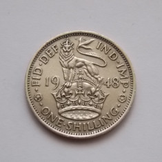 ONE SHILLING 1948 (English crest. IND◇IMP)