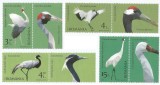 Romania, LP 2177/2018, Pasari migratoare, cocori, serie cu vinieta, MNH, Nestampilat