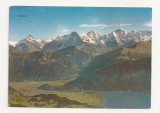 FG2 - Carte Postala - ELVETIA - Interlaken, Eiger, Monch, Jungfrau, circulata