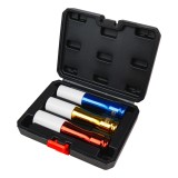 Set tubulare de impact, 1/2" 17,19,21mm cu protectie 150 mm, Topmaster 338808
