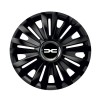 Set 4 Capace Roti pentru Dacia Nou, model Royal Black Cu Inel Cromat, R14, DACIA
