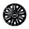 Set 4 Capace Roti pentru Dacia Nou, model Royal Black Cu Inel Cromat, R14, DACIA