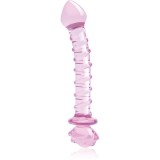 Dream Toys Glaze Glass 9&quot; Rosebud Spiral G-spot dildo 22,5 cm