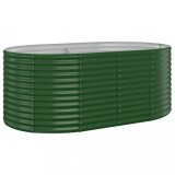 Cumpara ieftin Strat inaltat gradina 175x100x68 cm otel galvanizat