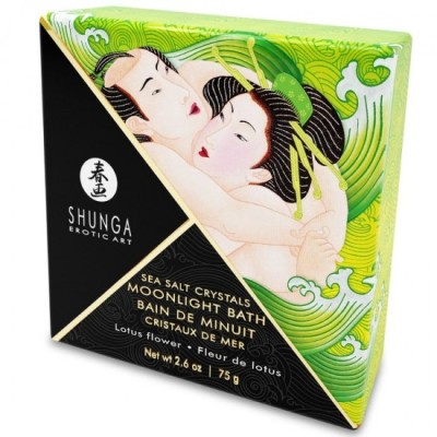 SHUNGA - LOTUS FLAVORED BATH OR SALTS 75 GR foto