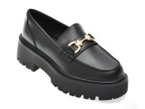 Mocasini ALDO negri, ONEAMETH 001, din piele ecologica