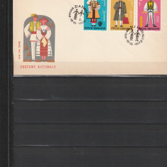 RO - FDC - COSTUME NATIONALE ( LP 820 ) 1973 ( 1 DIN 2 )
