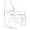 Scaun balansoar, crem, material textil - 8