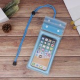 Husa subacvatica zip waterproof flippy, snowproof, universala, impermeabila, cu snur, pentru telefon sau documente, bleu
