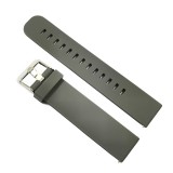 Cumpara ieftin Curea Ceas Silicon Gri 18mm 20mm 22mm Quick-Release Time Veranda. Bratara Cauciuc Unisex