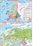 Dinozauri. Carte de colorat cu abtibilduri (format A4)