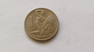 Cehoslovacia -1 Coroana/koruna 1922 foto