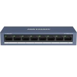 Switch Hikvision DS-3E0108-O 8 Porturi 10/100 Mbps RJ45, Alimentare 5VDC/1A, Montare Birou/Perete