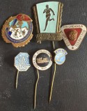 ROMANIA LOT SASE (6) INSIGNE DE COLECTIE, /PRET ! PER TOT LOTUL