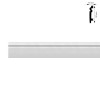 Plinta Plastic Alba 80x15 mm 2.4 m Artool DiyLine - Parchet, Decorativa, Instalare Usoara