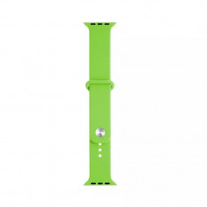 Curea compatibila Apple Watch 1/2/3/4, silicon, 42/44 mm Verde