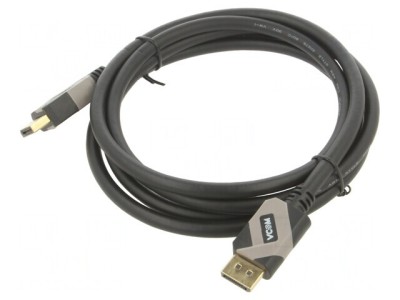 Cablu DisplayPort 1.4 HDCP 2.2 2m Negru foto