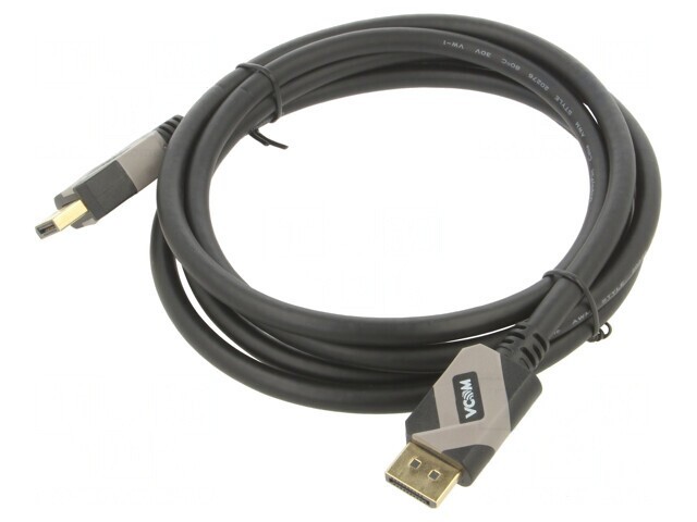 Cablu DisplayPort 1.4 HDCP 2.2 2m Negru