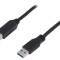 Cablu USB 3.0 A-B 2m Negru