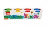 Set plastilina cu 4 culori, Crafy Fun, 560 g