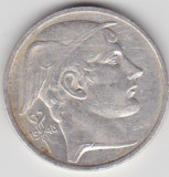 BELGIA 50 FRANCI FRANCS 1948, Europa, Argint