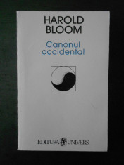 HAROLD BLOOM - CANONUL OCCIDENTAL foto