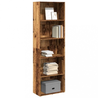 Gossi biblioteca, lemn vechi, 60x30x189 cm, lemn prelucrat foto